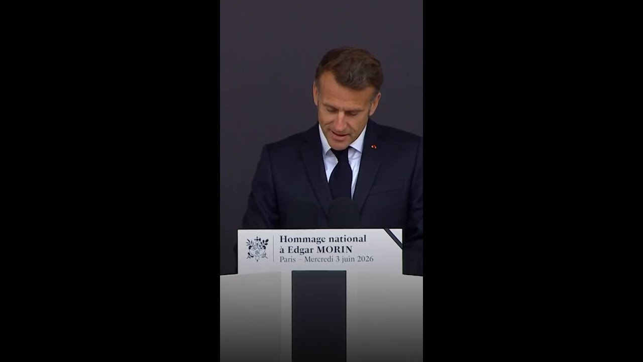 Edgar Morin : le discours d’Emmanuel Macron en hommage au sociologue mort à 104 ans