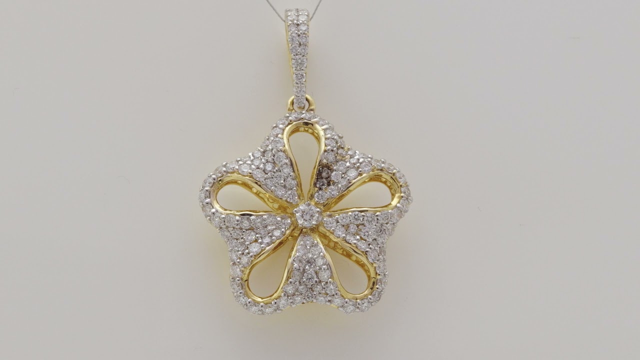 Ornate Diamond Pendant