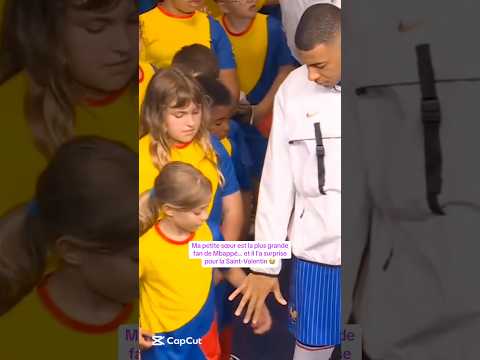 Sa réaction m’a fait fondre. Regardez jusqu’à la fin😳 #farse #canular #mbappé