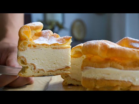 でっかいシュークリームケーキの作り方✴︎How to make Choux Brest✴︎ベルギーより