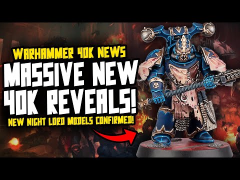 MASSIVE 40K REVEALS! New Asmodai! New Night Lords! Emperors Children teased?!