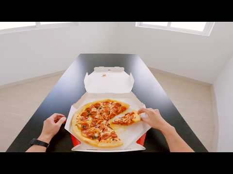 <strong>pov</strong>: eating a pizza
