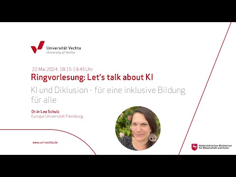 „KI und Diklusion für eine inklusive Bildung für alle“ | Let’s talk about KI mit Dr.in Lea Schulz