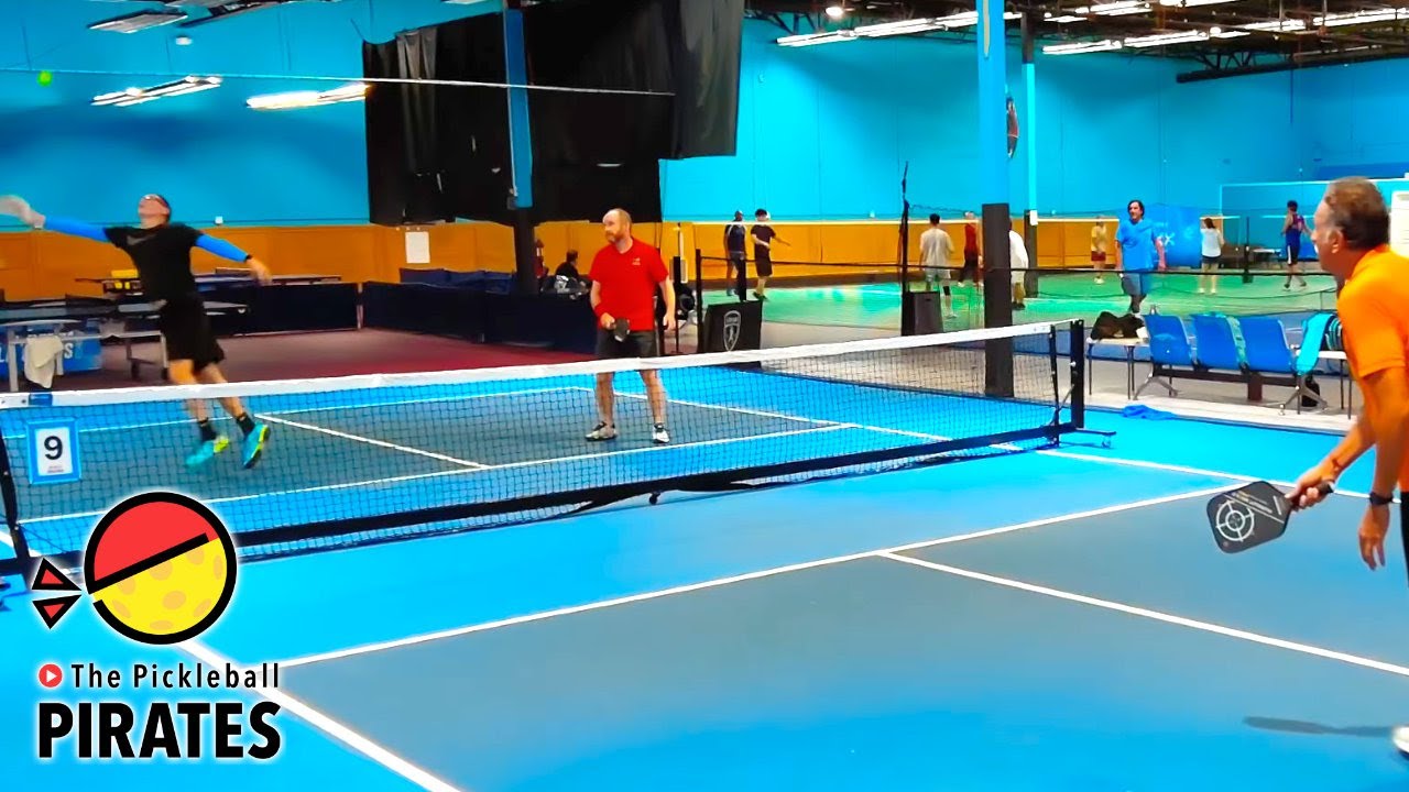 Lobs and Drops in Senior Pickleball Men's Doubles