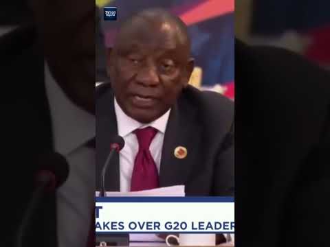 South Africa Takes Over G20 Leadership from Brazil