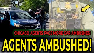 Chicago Federal Agents Attacked And Followed - Agents Arrest Protesters!