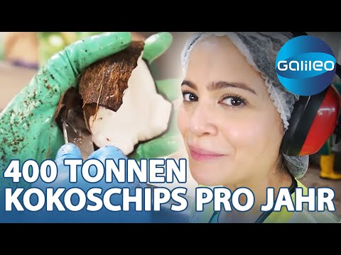 Jetzt wirds exotisch: Claire arbeitet 2 Tage bei der Kokoschips-Produktion! | Galileo | ProSieben