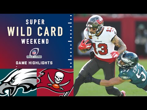 Eagles vs. Buccaneers Super Wild Card Weekend Highlights | NFL 2021 video clip