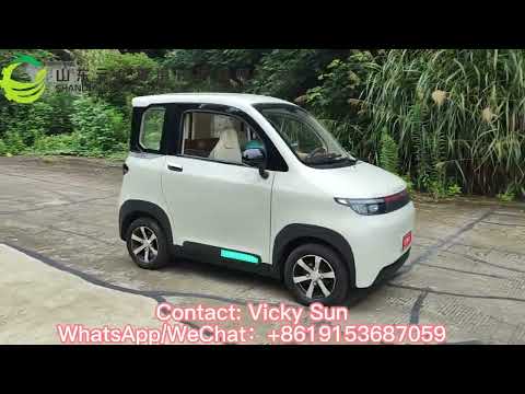 electric mini car vehicle with 4 seats eec l6e certification electric car vehicle from Yunlong Motor