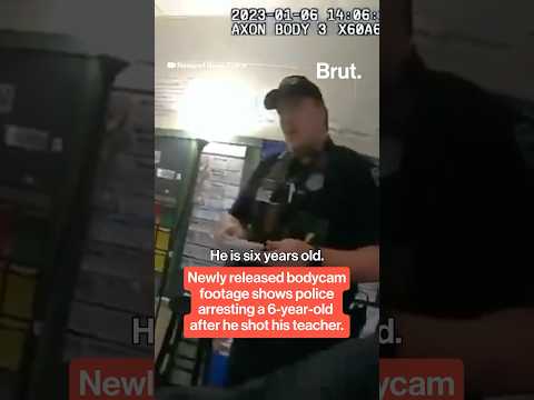 Bodycam footage after a 6-year-old shot his teacher in Virginia goes viral...