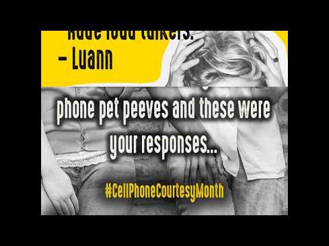 #CellPhoneCourtesyMonth