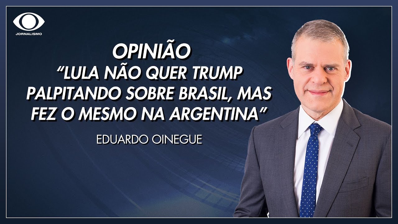 Oinegue Lula não quer Trump palpitando sobre o Brasil mas fez o mesmo na Argentina