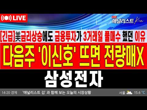 [삼성전자 <strong>주가</strong> 전망]*5분전긴급*🚨삼성전자"엔저 노이즈 뚫었다" 삼성전자, 금융투자가 3일 <strong>연속</strong> 풀매수 때린 진짜 이유!
