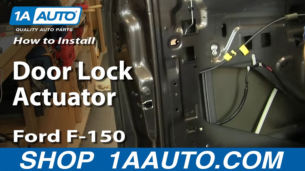 Ford f150 power door lock actuator removal #10