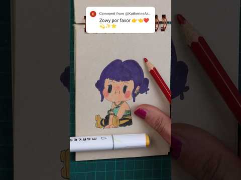 Drawing Huntrix Zoey| Kpop Demon Hunters| #kpopdemonhunter #sodapop #huntrix