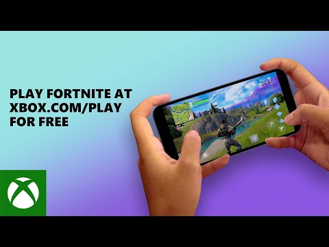 Play Fortnite at xbox.com/play with Xbox Cloud Gaming for free