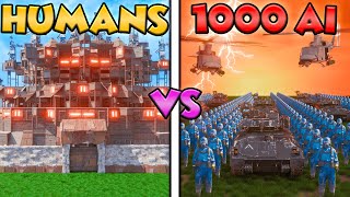 YouTube thumbnail for Max Mears's video titled 'Can 1000 AI Raid my 200,000 Hour Clan? - Rust'