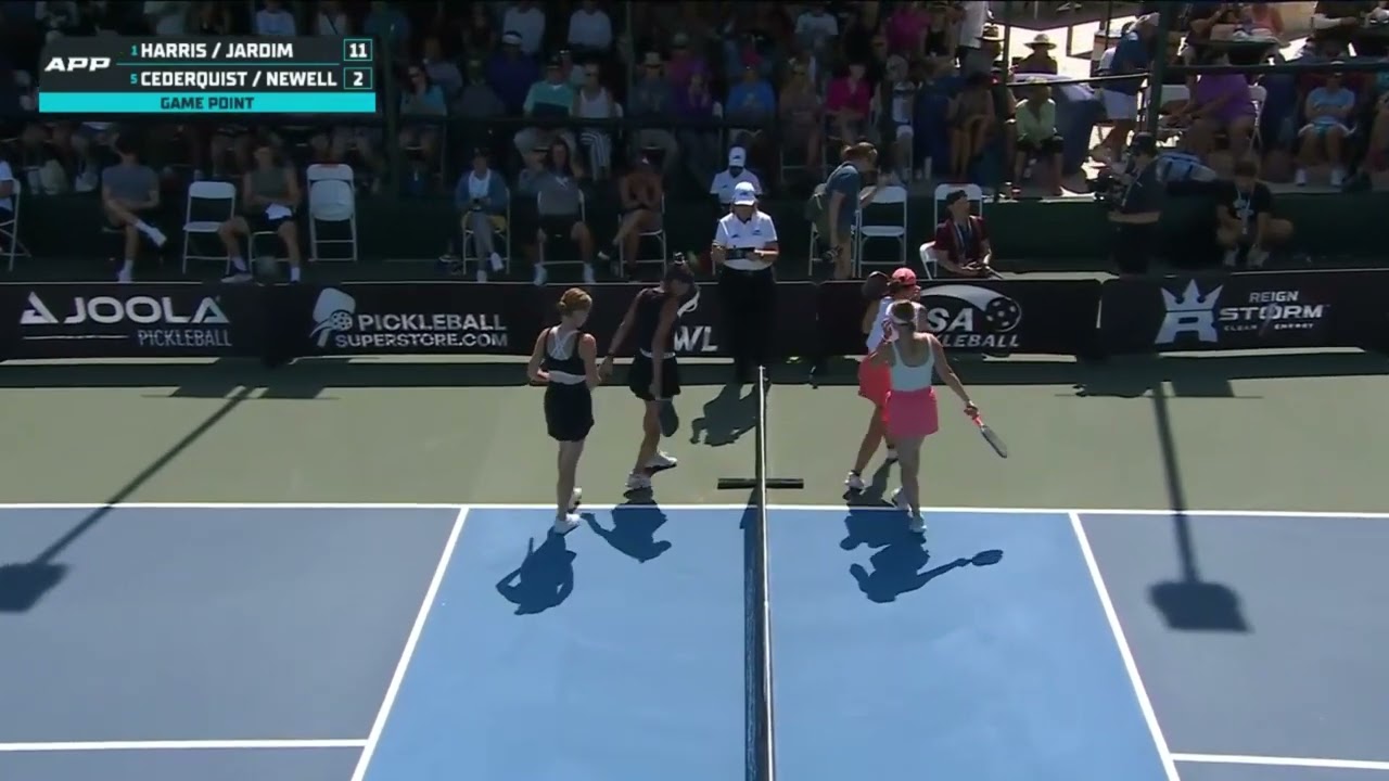Harris/Jardim v Newell/Cederquist | Game Point | Women's Doubles | Pickleball | APP Tour