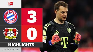 15th Consecutive Victory! | FC BAYERN — BAYER 04 LEVERKUSEN | Highlights | MD 9 – Bundesliga 2025/26