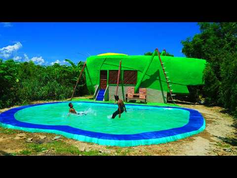 Mud Locust Villa With Swimming Pool Construction Complete in 37 Days