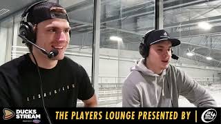 The Players Lounge ft. Cutter Gauthier and Sam Colangelo | Ducks Stream