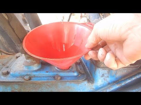 Changing Manual Shift Transmission Fluid On A Ford 2000 Tractor