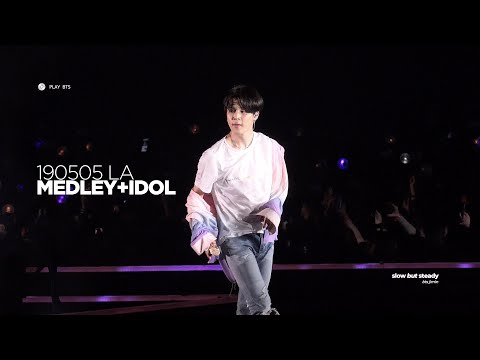 190505 방탄소년단 지민 (BTS JIMIN) - MEDLEY+IDOL (JIMIN FOCUS 4K fancam)