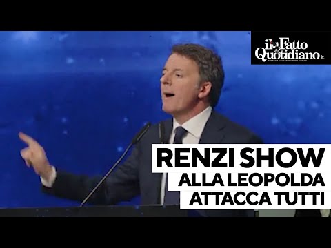 Renzi show alla Leopolda: gli attacchi a Di Maio e Conte, Salvini e Meloni