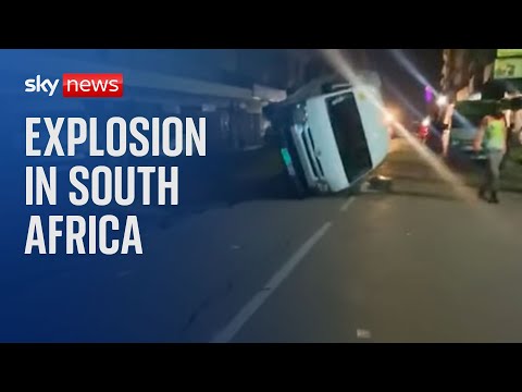South Africa: Explosion leaves vehicles scattered and roads smashed