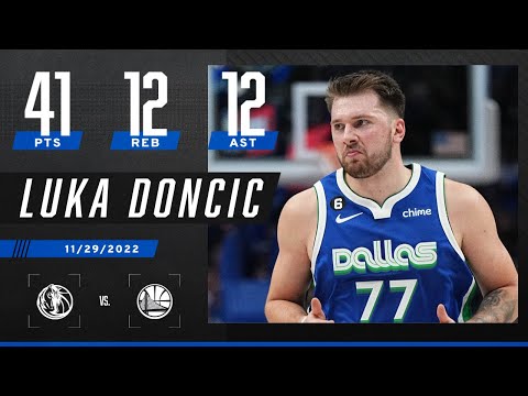 Luka Doncic ties Dirk Nowitzki for 2nd-most 40+ point performances as a Maverick video clip