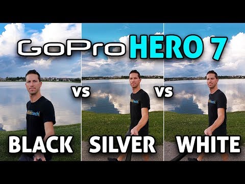 video GoPro HERO7 White – wasserdichte digitale Actionkamera mit Touchscreen, 1440p-HD-Videos, 10-MP-Fotos