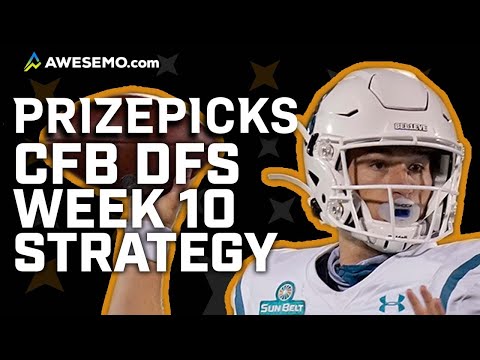 CFB DFS Strategy & PrizePicks Top Plays for Week 10 | Saturday 11/6