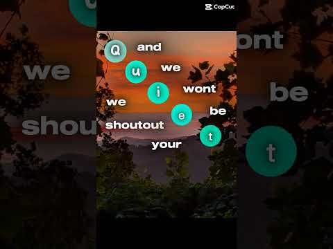 We Won’t be Quiet! 🙌