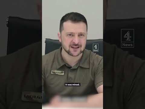 Zelenskyy: ‘Russia deliberately blew up Kakhovka dam’
