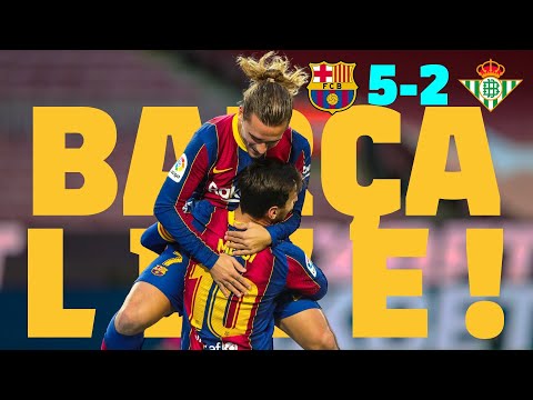 🔥 SECOND-HALF STUNNER! | BARÇA 5-2 REAL BETIS | Warm up & Match Center