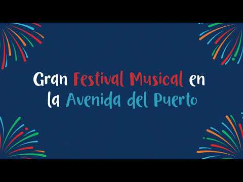 Ven a celebrar el mes de la patria con el Gran Festival en la Avenida del Puerto