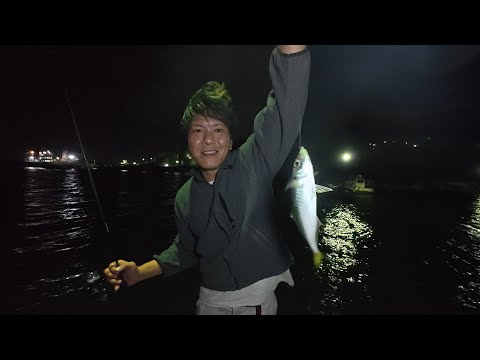 秋のアジングエギング離島爆風