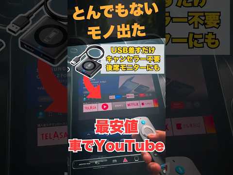 【業界最安値】純正ナビで動画アプリが自由に使える！的コスパ商品が登場 MILEL AD1