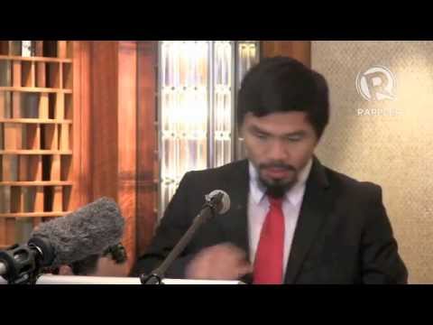 Manny Pacquiao responds to BIR charges - YouTube
