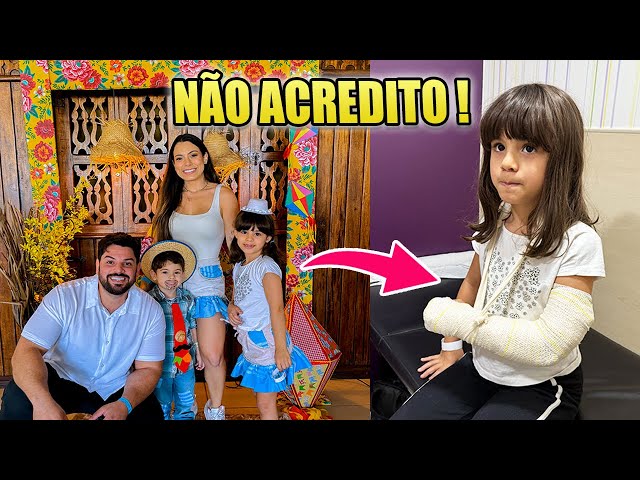 Na PRIMEIRA FESTA JUNINA da escola DO ZYON tivemos que ir para EMERGÊNCIA * Vlog | Kathy Castricini