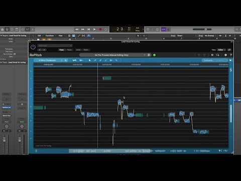 Fast Vocal Tuning In Logic Pro With RePitch