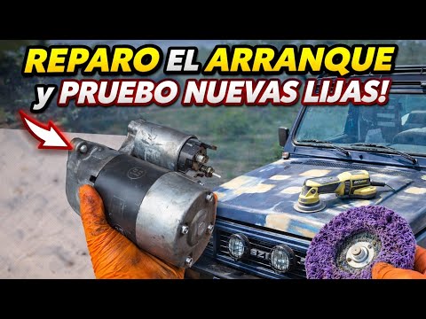 ARREGLO el MOTOR de ARRANQUE del SAMURAI y pruebo este tipo de Lijas