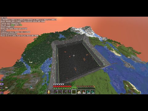 【短いテスト配信】なぜか1.19.4ではダメだった1 player ghast looting y0 ghast farmの設計を1.21で行う　作業128日目　#マイクラ #Minecraft