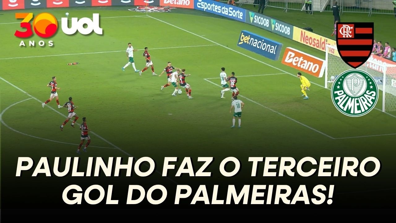 FLAMENGO 0 X 3 PALMEIRAS: PAULINHO SACRAMENTA VITÓRIA DO VERDÃO, QUE ABRE SETE PONTOS NO BRASILEIRÃO