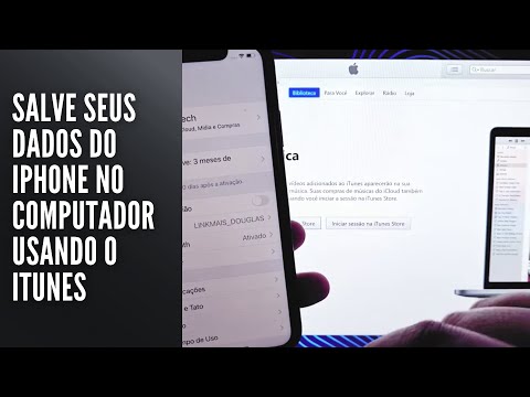 Salve seus dados do iPhone no computador usando o iTunes