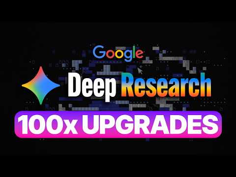 Новые агенты Google Gemini Deep Research — это безумие!