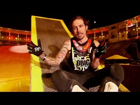 FMX Track Preview w- Drake McElroy - Red Bull X-Fighters 2013 Madrid 