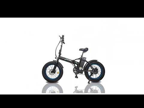 Ecotric 20'' Fat Tire Portable and Folding Electric Bike