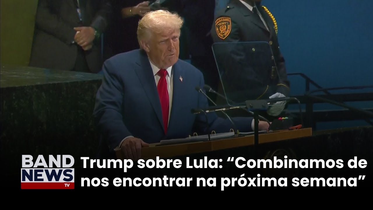 Trump e Lula se reencontram na assembleia das nações Unidas | BandNewsw TV