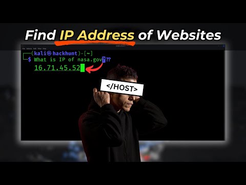 How Hackers Find IP Address of ANY Website | Host Command - Kali Linux